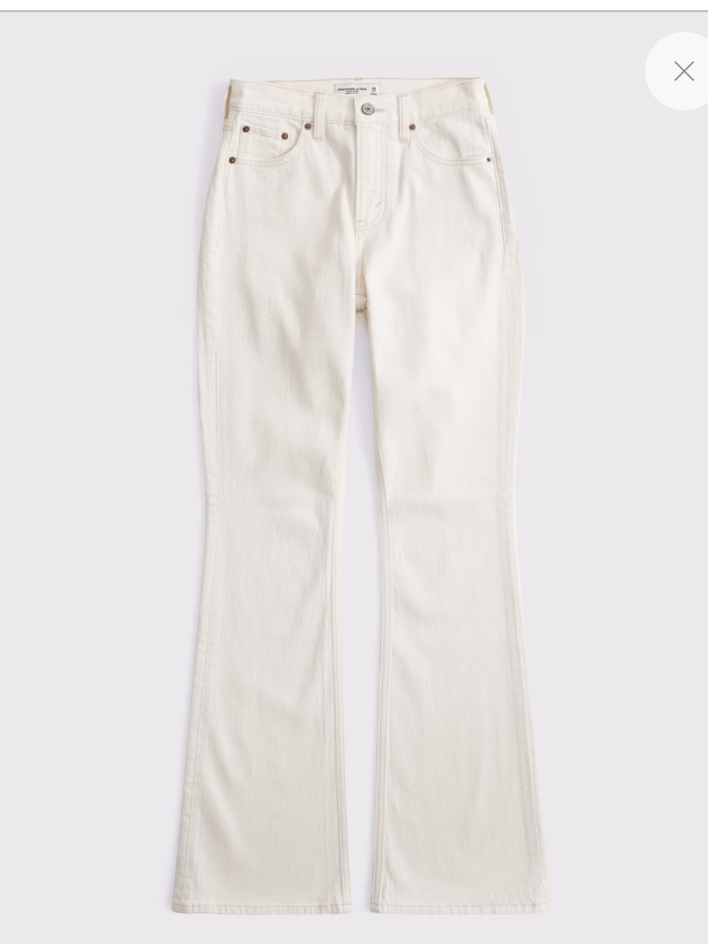 NWT Abercrombie Curve Love High Rise Bootcut Jeans